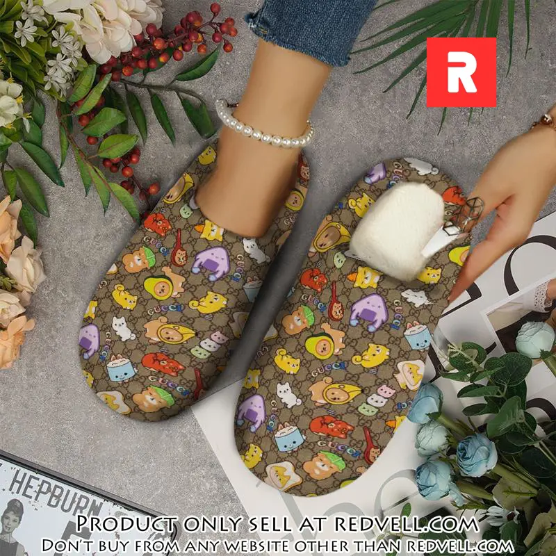 Gucci fleece slippers luxury inhouse slippers ihs1009 rv5202708